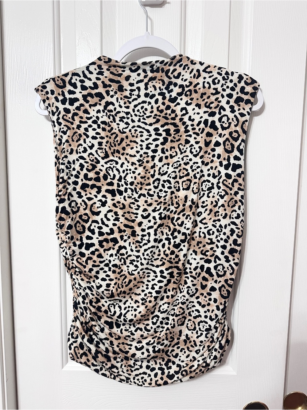 Maurices Leopard Print Sleeveless Tank - Beige & Black